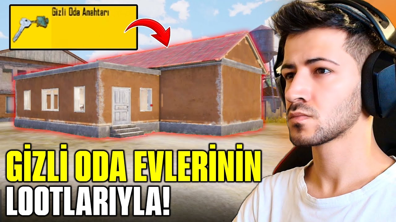 GİZLİ ODA EVLERİNİN LOOTLARIYLA WİN ALMAK? Pubg mobile