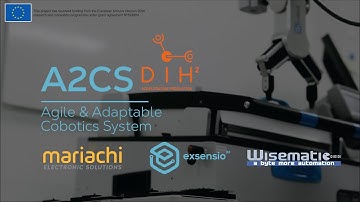 DIH2 Horizon 2020 Project A2CS (Agile & Adaptable Cobotics System).