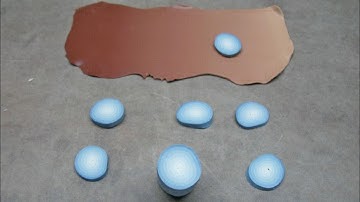 Skinner Blend, polymer clay. Step by step walk through.