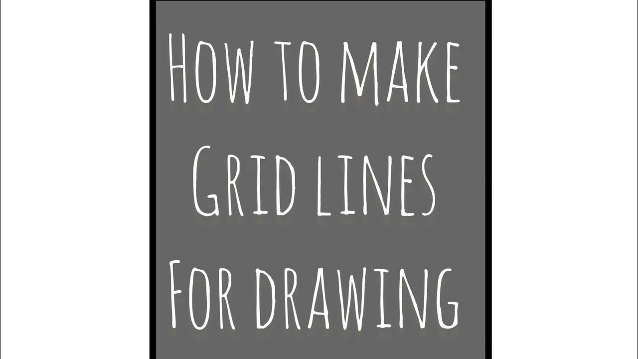 Grid making in detail | drawing tutorial - YouTube