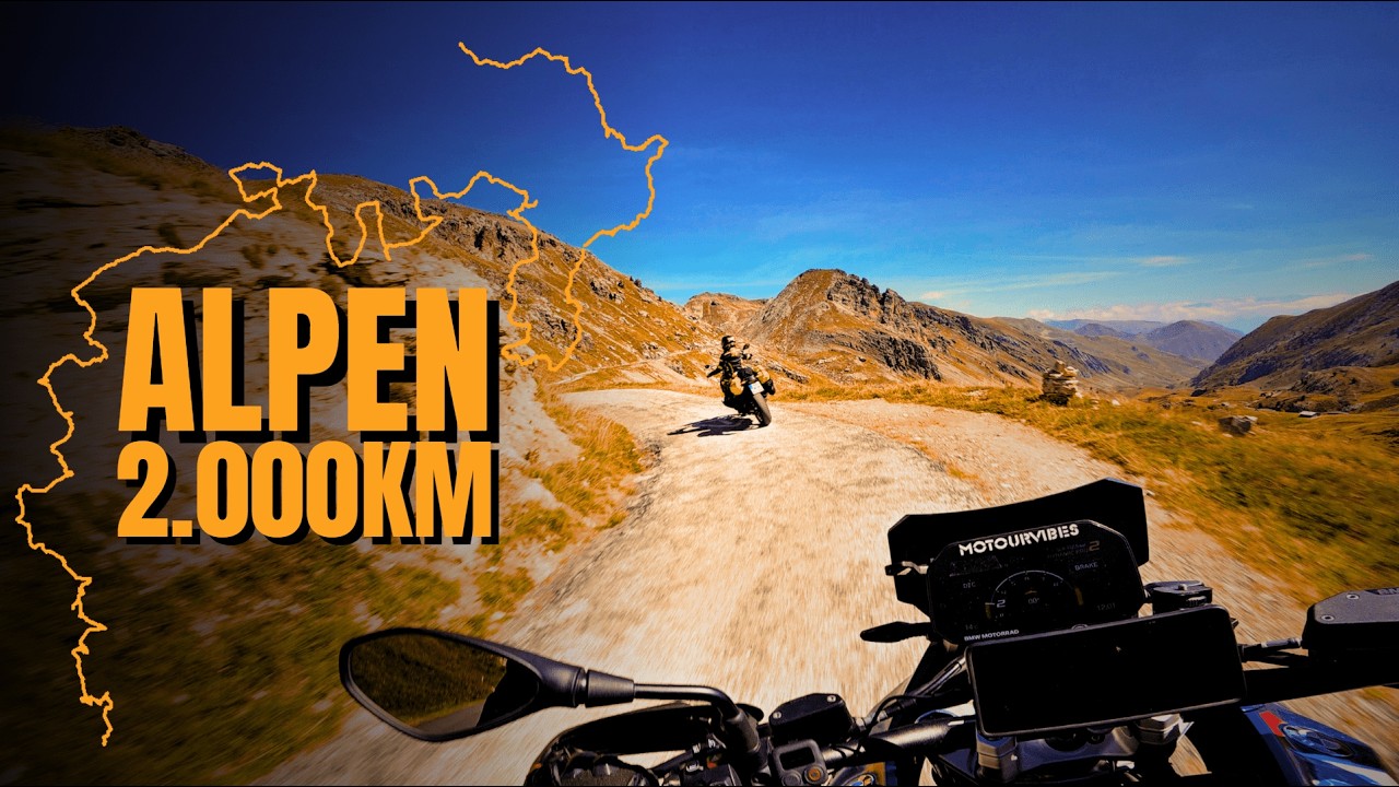 Von den Seealpen bis nach Südtirol - 2000km Motorradtour durch die (West)Alpen