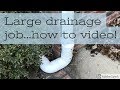 Surface Drainage - Gutter downspout Drainage Part 1