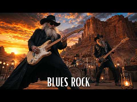 Jimi Hendrix, Eric Clapton, ZZ Top – Classic Blues Rock Hits & Powerful Guitar Vibes