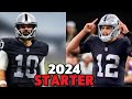 Report raiders plan to build around this qb in 2024