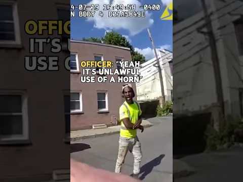 تم القبض عليه بسبب إطلاقه أبواق سيارة الشرطة Shorts 