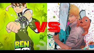 Ben 10 VS Chainsaw Man (Full Fight)