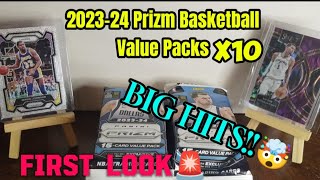 2023-24 Prizm Basketball Value Packs Review x10 😱🔥BIG HITS- AUTO, PURPLE PULSAR /35