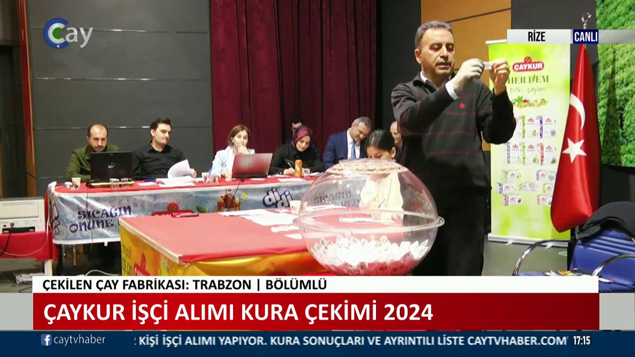 ÇAYKUR KURA ÇEKİMİ 2024 SONUÇLARI - 5. BÖLÜM | 14.05.2024