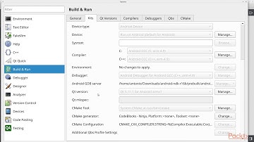 Cross-Platform Application Development with OpenCV 4 & Qt 5: Check Qt Creator Config|packtpub.com