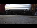 W211 Mercedes E500 Exhaust: Muffler Delete + J-pipe