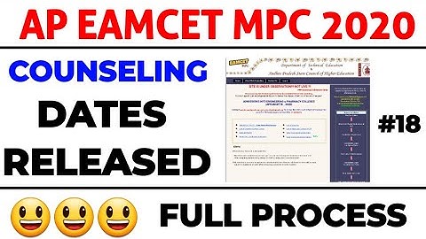Ap eamcet web options  schedule released now || COUNSELING PROCESS || BSD TELUGU TECH