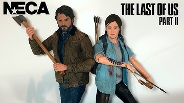 NECA The Last of Us Part II Joel and Ellie 2 Pack Review