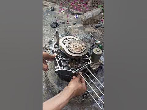 hero honda engine fitting - YouTube