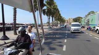 Songthaew(baht bus) Ride in Pattaya Beach, Thailand by RideScapes 476 views 2 months ago 11 minutes, 38 seconds