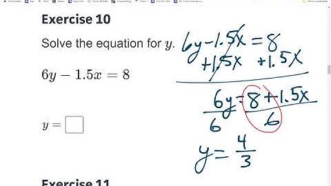 Big Ideas 1.4 - Rewriting Equations & Formulas