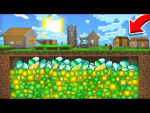 КАК ЭТО ОКАЗАЛОСЬ ПОД НАШЕЙ ДЕРЕВНЕЙ В МАЙНКРАФТ | Компот Minecraft