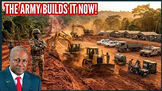 Ghana Military Completes Accra-Kumasi Clearing, Mahama Promises Them More Constructions