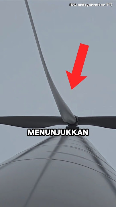Inilah yang terjadi jika kalian kerja di atas turbin angin💀🤯