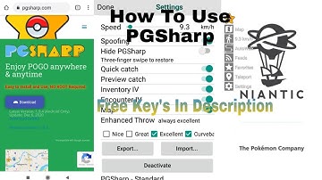 How to use PGsharp with key