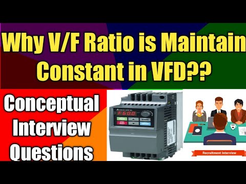 Why V/F Ratio is Maintained Constant in VFD | Variable Frequency Drive |