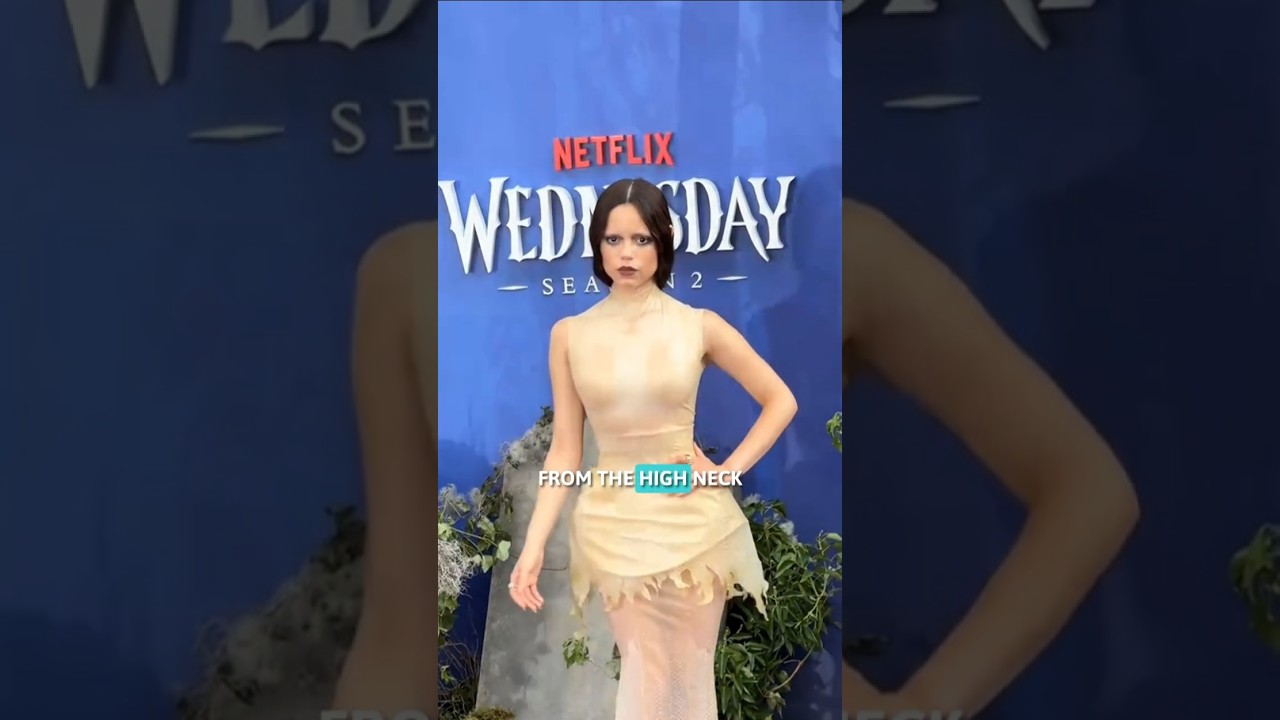 Новый образ Дженны Ортеги на премьере второго сезона в среду