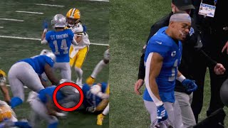 Download Lagu Arts reageert op enkelblessure Amon-Ra St Brown tegen Packers MP3