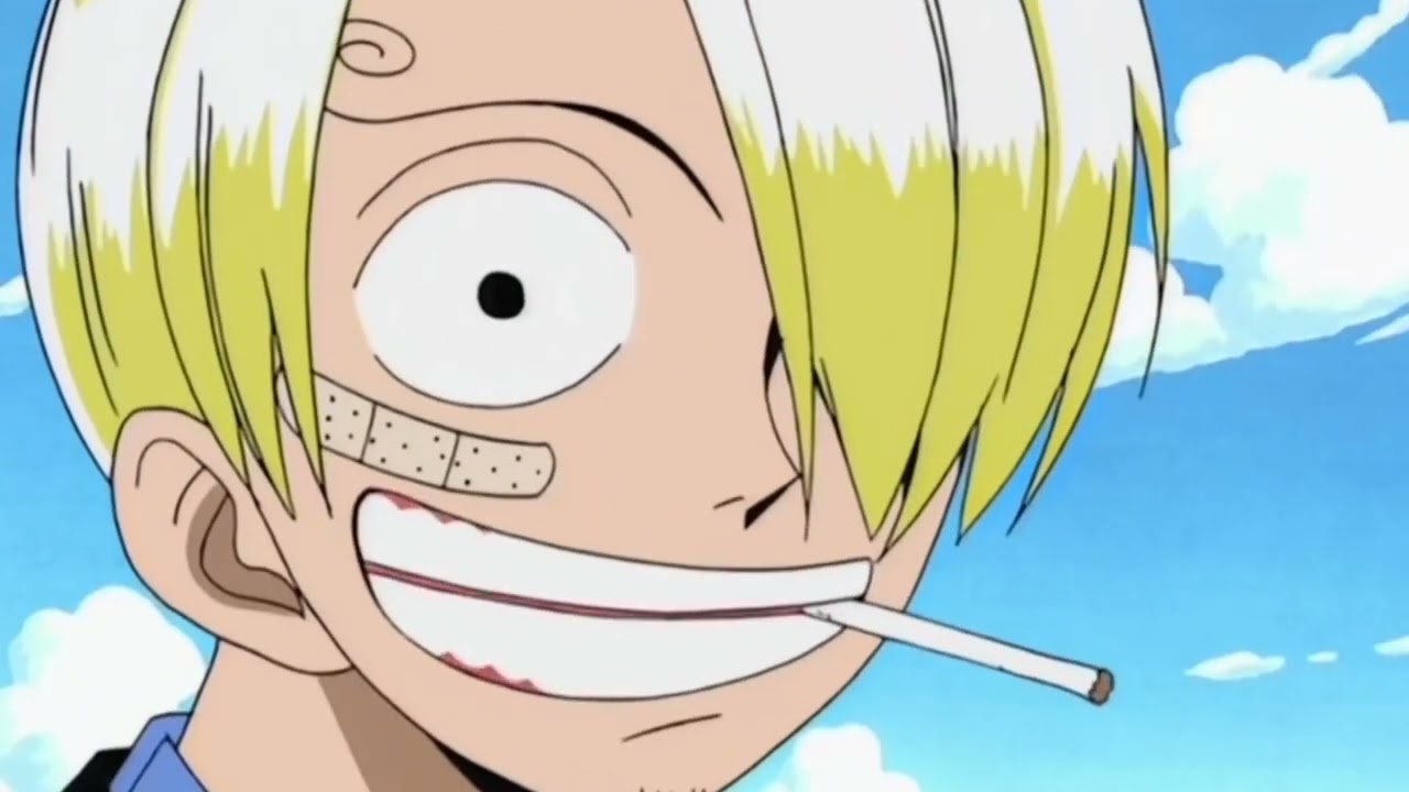 Санджи рисунок цветной