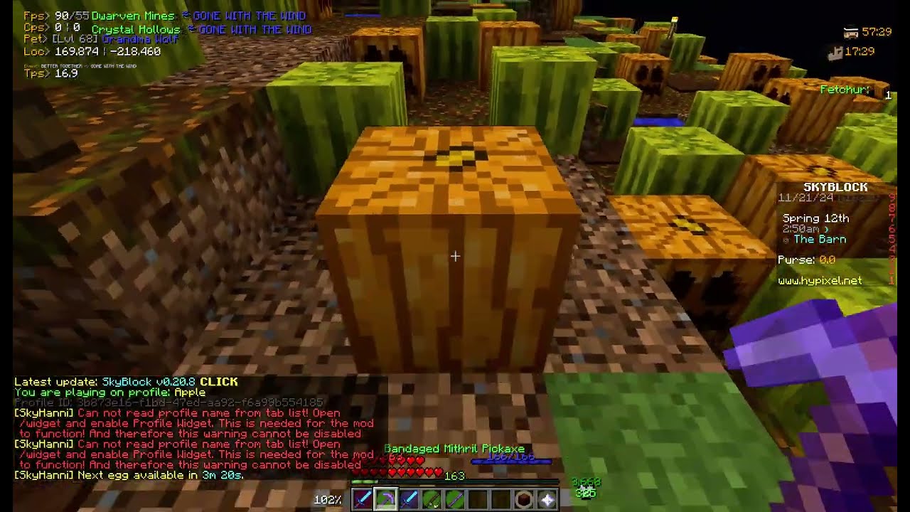 その他 Minecraft Hypixel Hypixel Skyblock 77: Enchanting 20, Iron 5, Goblin Slayer