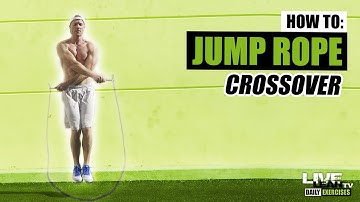 How To Do A JUMP ROPE CROSSOVER | Exercise Demonstration Video and Guide