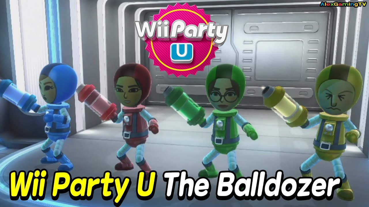 Wii Party U - The Balldozer (Advanced com) 🎵 Susie vs Jialan vs Anne vs Irina | AlexGamingTV