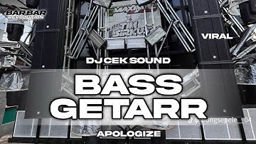 DJ CEK SOUND • BASS GLERR HOREG FULL BASS MIDDLE TASSO NROTOK NULUP