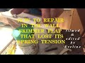 How to repair In-The-Wall Skimmer Flap (above ground pool)