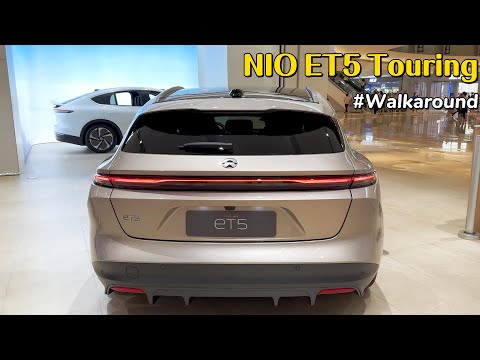 NIO ET5 Touring Walkaround At NIO House Exterior & Interior | Finally A Station Wagon From NIO