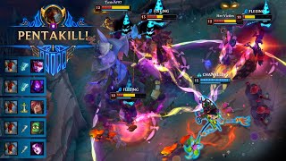 Fiddlesticks 1v5 PENTAKILL ULTIMATE - Best of LoL Montage #393