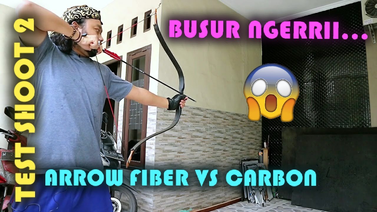 Test Shoot Busur Arromyu 67lbs Jarak 5m Pakai Arrow Fiber Vs Carbon Panahan Horsebow Archery Youtube