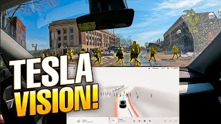 Tesla Vision Shows Some Impressive Perception with FSD Beta Update V 10.10.2