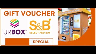Hướng dẫn sử dụng Urbox Voucher trên S&B Máy bán hàng tự động