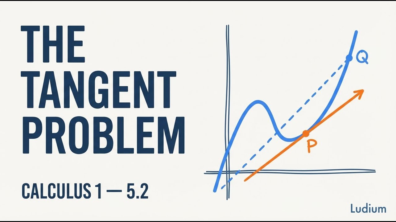 Calculus 1 — 5.2: The Tangent Problem