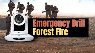 Telycam Story Real-Time Forest Fire Drill With Vision 4Kn 30X