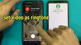 How to set Video as ringtone on the Android phone