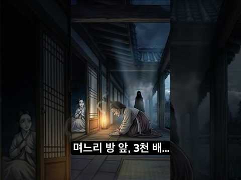 며느리 방문 앞 “데려가시오”… 저주인 줄 알았던 3천 배의 진실 #며느리 #시어머니 #야담