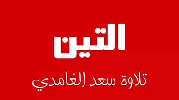 95 - Surah At-Tin SAAD AL-GHAMDI سورة التين سعد الغامدي