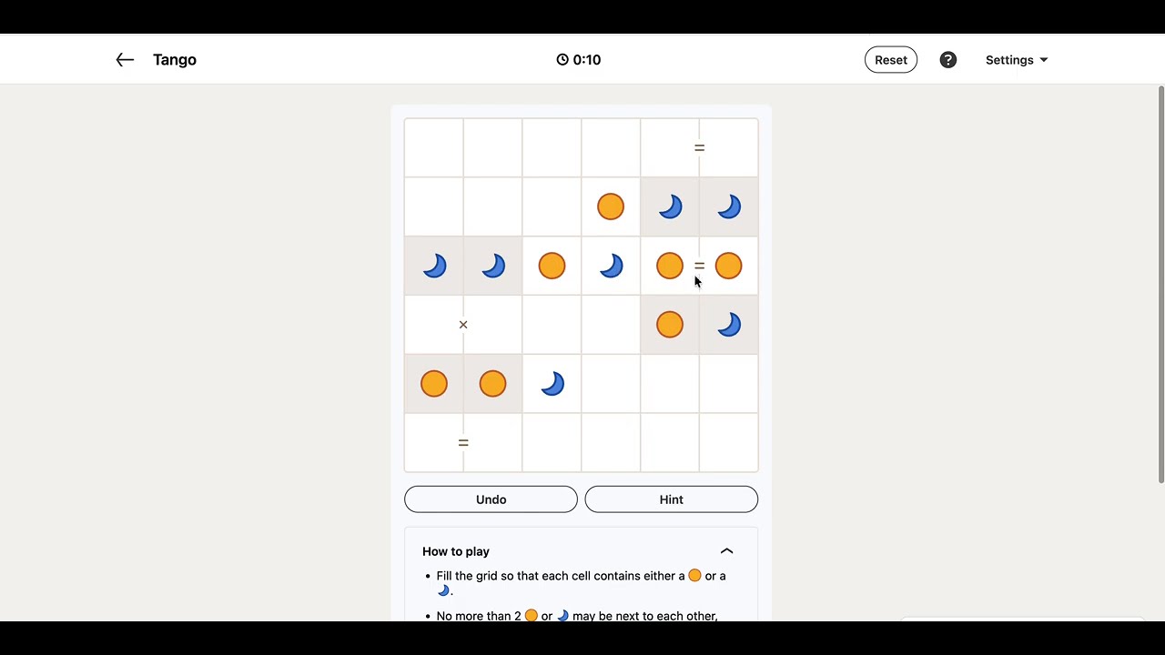 LinkedIn Tango Answer Today | 30 July 2026 - Puzzle #661