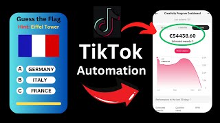 How To Really Make $950/Day With TikTok Creativity Program |TikTok Automation