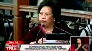 Santiago poses questions to Ombudsman Morales