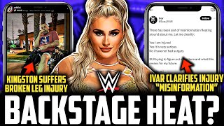 WWE Tiffany Stratton BACKSTAGE HEAT? | AEW Kingston LEG BREAK | Ivar CLARIFIES Meltzer Injury REPORT