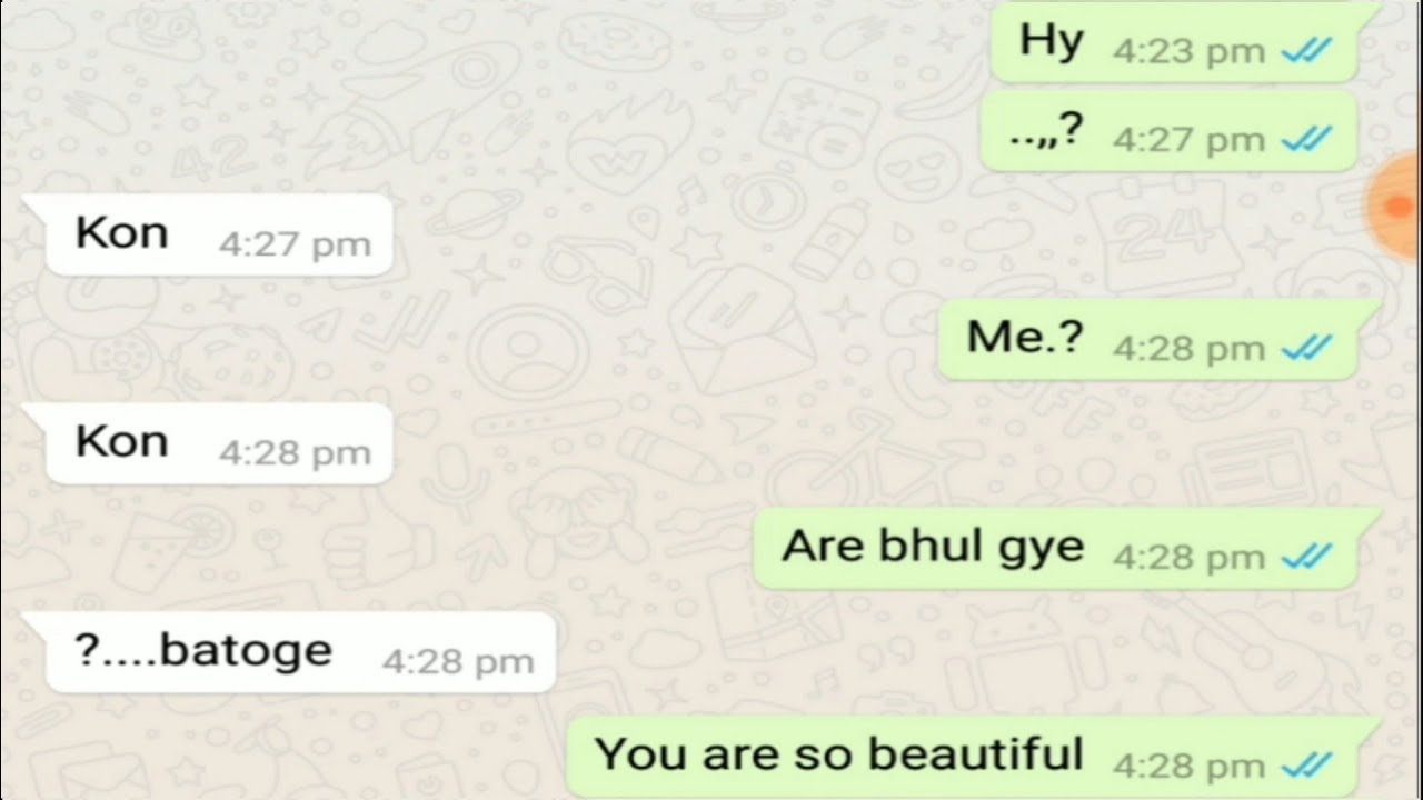 How to Chat with Crush | How to Impress a Girl full Whatsapp Chat - YouTube