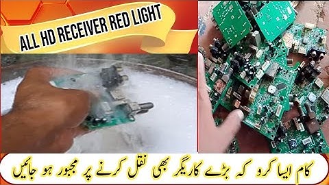 All HD Ali3510c/gx6605s receiver red light problem ok #altafdish