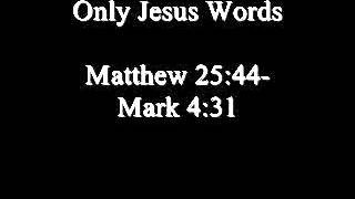Only Jesus Words Disc 2 The second disc in a series by Gary Sosbee
