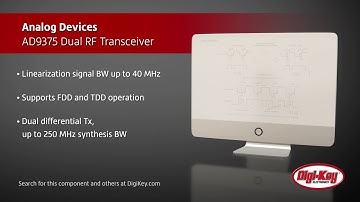 Analog Devices AD9375 Transceiver | Digi-Key Daily